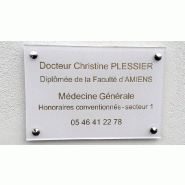 Plaque professionnelle - PVC - Trotec  (ep. 1.6mm)_6