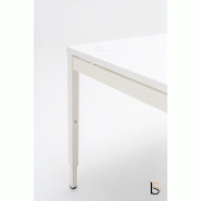 Bureau droit réglable en hauteur OGI Y - MDD - Blanc, 180 x 80 cm_6