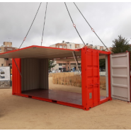 Conteneur aménagé sur mesure - Chaudronnerie, isolation, peinture, revêtement de sol, électricité, menuiserie_6