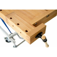 Table élévatrice URSUS - avec établi démontable pour un travail ergonomique et réglage de hauteur par pédale_6