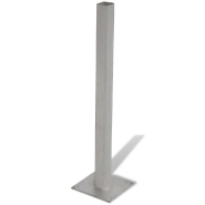 Vidaxl panneau de clôture wpc 105 x (105-185) cm marron 41553_6