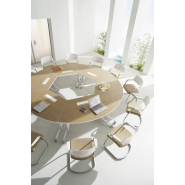 Table modulable, pratique  et esthétique, avec plateau rabattable, idéale pour vos espaces d'apprentissage_6