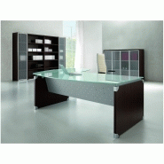 Bureau de direction XTIME WORK - QUADRIFOGLIO - avec retour sur caisson porteur - Plateau jusqu'à 200 cm_6