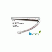 Réglette LED blanc chaud waterproof 50cm - Aluminium, IP65, 4,8W, 30 LED_6