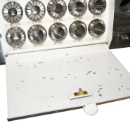 Outil professionnel pour forets hélicoïdaux avec rangement intégré