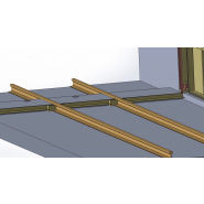 Portail / portillon anti-inondation - Protection d'accès à rail - Hauteur max. 2,5 m - Joint EPDM - Revêtement antirouille_6