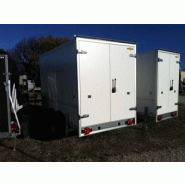 Frigorifiques Cool Trailer - simple ou double essieux - 4 béquilles stabilisatrices_6