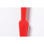 Éventail en polyester RPET avec nervures en PP - Couleur rouge - Poids 47g_6
