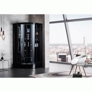 CABINE DOUCHE HAMMAM ARCHIPEL® QDR 100C BLACK_6