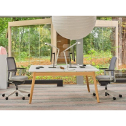 Bureau bench administratif simple et double - OGI B - Design scandinave et ergonomique_6