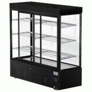 Vitrine réfrigérée pour pâtisserie MADRID - 1800 mm - 3 étagères - Noir_6