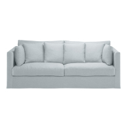 Canapé 5 places Nomad 220 cm - Home Spirit - Confortable et généreux avec coussins en plumes et structure en hêtre_6