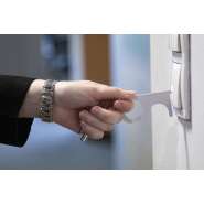 Porte-clés hygiénique - pratique en acrylique - avec bague en métal_6