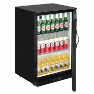 Arrière-bar une porte pleine noir Série G 900mm 138L GL015 Polar_6