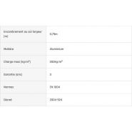 Échafaudage roulant aluminium pliant T-ONE 155 - Comabi SNC - Hauteur de travail max 7,70 m - Base pliante et montage rapide_6