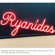 Enseigne Néon LED - Logo, Jaune_6