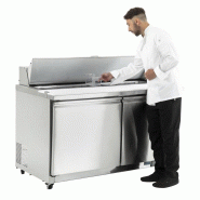 Comptoir de préparation 2 portes 527L Série U 16x GN 1/6 GD883 Polar_6