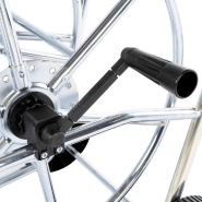 Vidaxl chariot d'enrouleur pour tuyau de 80 m 3/4