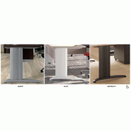 Bureau d'angle Sigma - Mobel Linea - Blanc, Acacia foncé, Gauche_6
