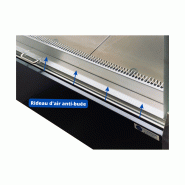 Vitrine réfrigérée traditionnelle VALOA - EINF 937, 937 mm x 1040 mm, -1°C à +5°C, LED, plexi coulissant_6