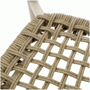 Dante - Tabouret de bar empilable Piètement sable + Corde_6