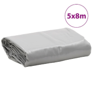 Vidaxl bâche gris 5x8 m 650 g/m² 156049_6