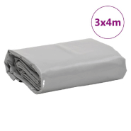 Vidaxl bâche gris 3x4 m 650 g/m² 156109_6