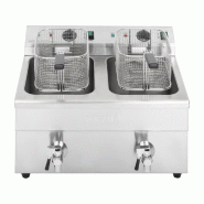Friteuse à induction à poser - 2 cuves de 7,5 L - 3 kW - Buffalo - CT012_6