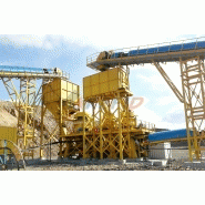 Machine de concassage pour production industrielle jusqu'à 700t/h