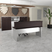 Bureau d'accueil Tono - Mobel Linea. - 180, Alu, Wenge_0