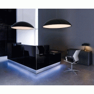 Banque d'accueil ligna en verre laque, design_6