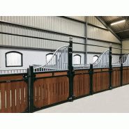 Façade Swing Wave - Façade de box pour chevaux avec ouverture totale pour curage mécanique - Gamme Wave_6