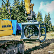 Godet cribleur rotatif Série CBR - CM Crushers - pour pelles et engins de 1 à 50 tonnes - criblage et valorisation des matériaux_6