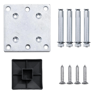 Vidaxl panneau de clôture wpc 175x146 cm gris 148983_6