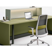 Banque d'accueil rétro-éclairée et design - Z1 - Modularité, options LED et finitions variées_6