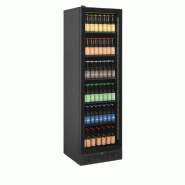 Réfrigérateur à boissons SCU1425 - porte vitrée réversible - finition noire - froid ventilé - charnières côté gauche_6