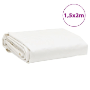 Vidaxl bâche blanc 1,5x2 m 650 g/m² 156067_6
