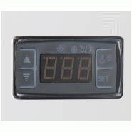 Vitrine de comptoir positive Série G carrée noire 120L - Polar - PG003_6