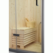 SAUNA DOUCHE HAMMAM BOREAL® SH180-G BLANC GAUCHE_6