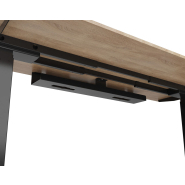 Passe-câble horizontal en acier inoxydable - Dimensions 80 x 12,5 x 7,5 cm - Jusqu'à 30 câbles - 3 points de fixation_6