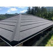 Panneaux aspect ardoises et tuiles métalliques - Revêtement en pierre naturelle - METROTILE® interlock iPANEL - 205 x 375 mm_6