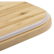 Lunch box en acier inoxydable - couvercle en bambou naturel - 600 ml avec couverts inclus_6