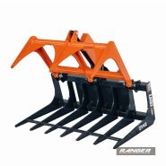 Grappin crocodile multifonction pour porte outils toro dingo, ditch witch, vermeer