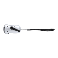 Lampe de poche - 3 LED - double alimentation solaire et manuelle - avec chargeur dynamo et boîtier ABS_6