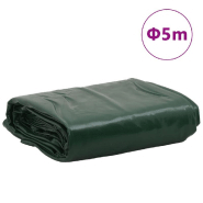 Vidaxl bâche vert ø 5 m 650 g/m² 156218_6