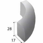 Bordure T3 biaise poids unitaire 87 kg