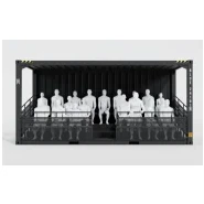 Cargo Tribune compact et modulaire pour l'accueil jusqu'à 25 personnes - 20HC