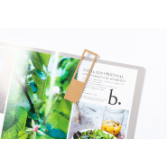 Marque-page loupe - Papier recyclé avec insert loupe et dragonne - Couleur naturelle_6
