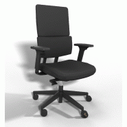 Siège de bureau Wi max avec renfort lombaires - Sokoa - Noir, Réglable 3D, Non, Sol dur_6