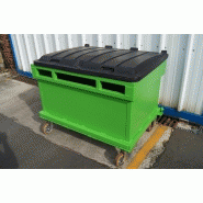 Benne à fond ouvrant (BAFO) - 1500 litres - Fabrication française - Finition laquée et multiples options_6